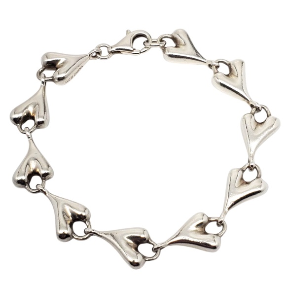 RLM Studio Sterling Silver Heart Link Bracelet #21030 - Picture 6 of 11